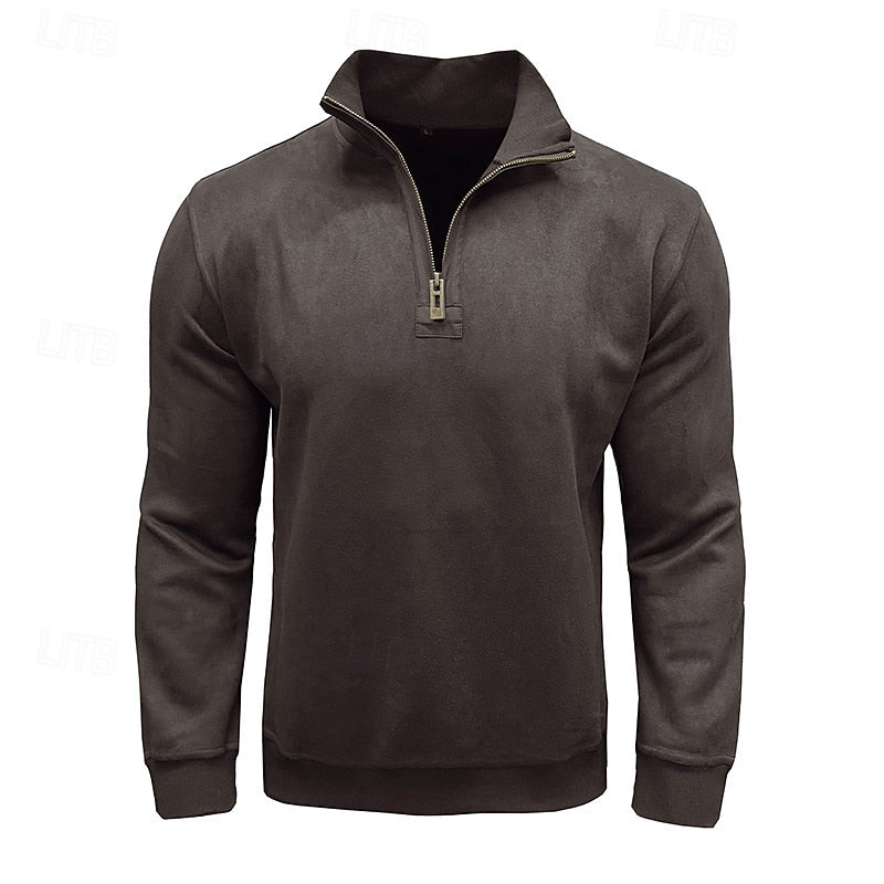 Caleb | Quarter-Zip Sweatshirt med Ståkrage