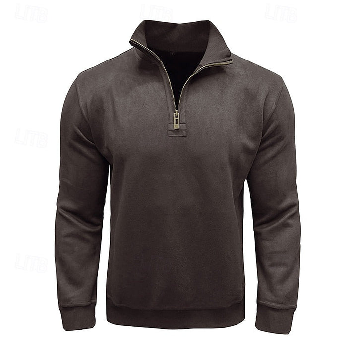Caleb | Quarter-Zip Sweatshirt med Ståkrage