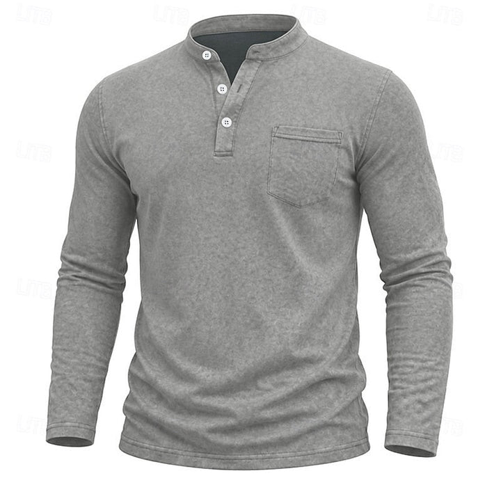 Weston | Klassisk Henley Långärmad Skjorta