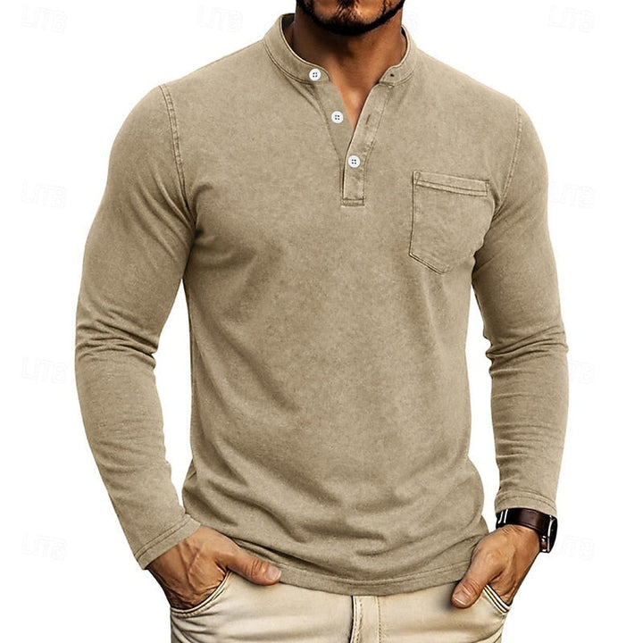 Weston | Klassisk Henley Långärmad Skjorta