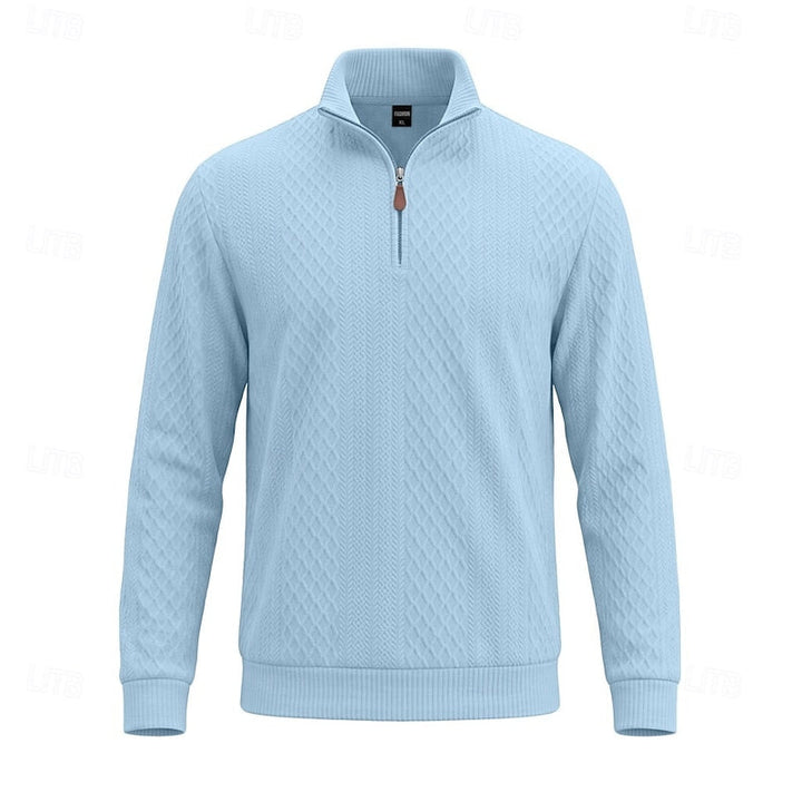 Nash | Texturerad Quarter-Zip Pullover