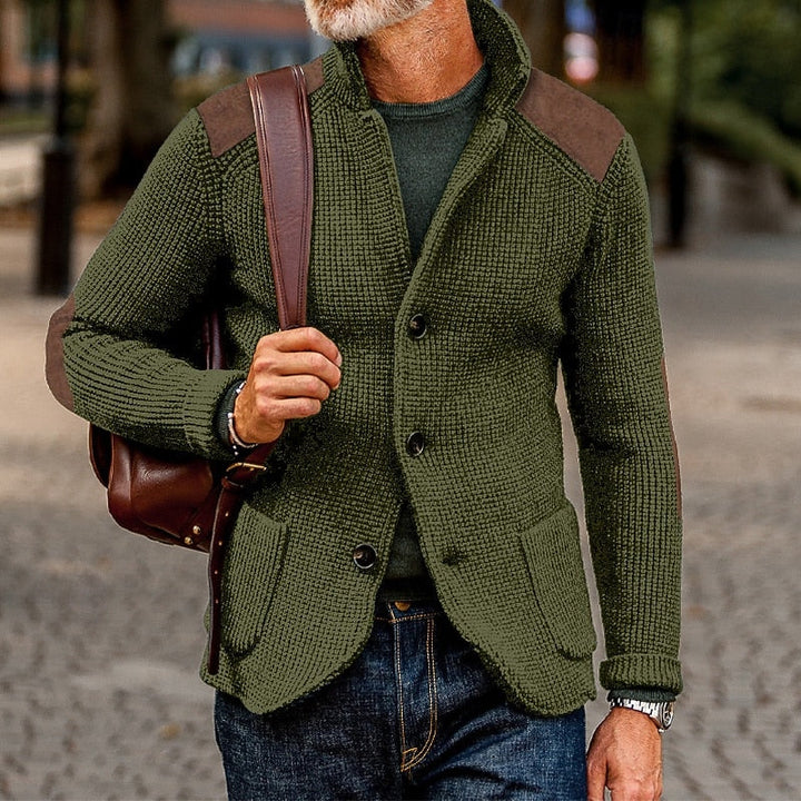 Archer | Texturerad Stickad Cardigan