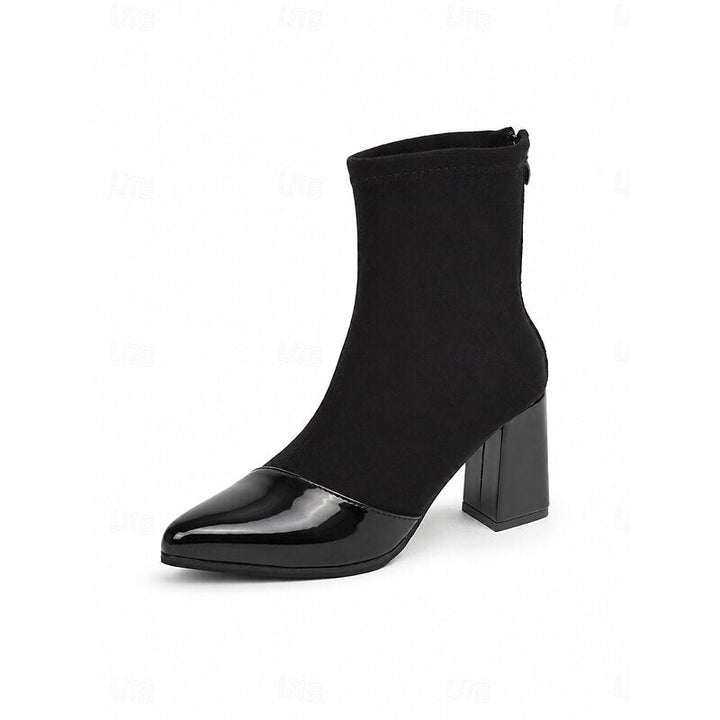 Beatrix | Cap-Toe Chunky Heel Ankelstövlar