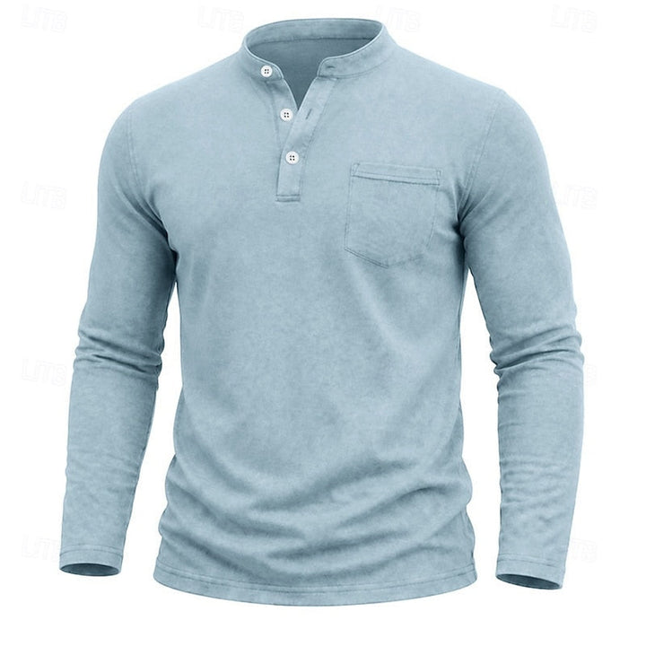 Weston | Klassisk Henley Långärmad Skjorta