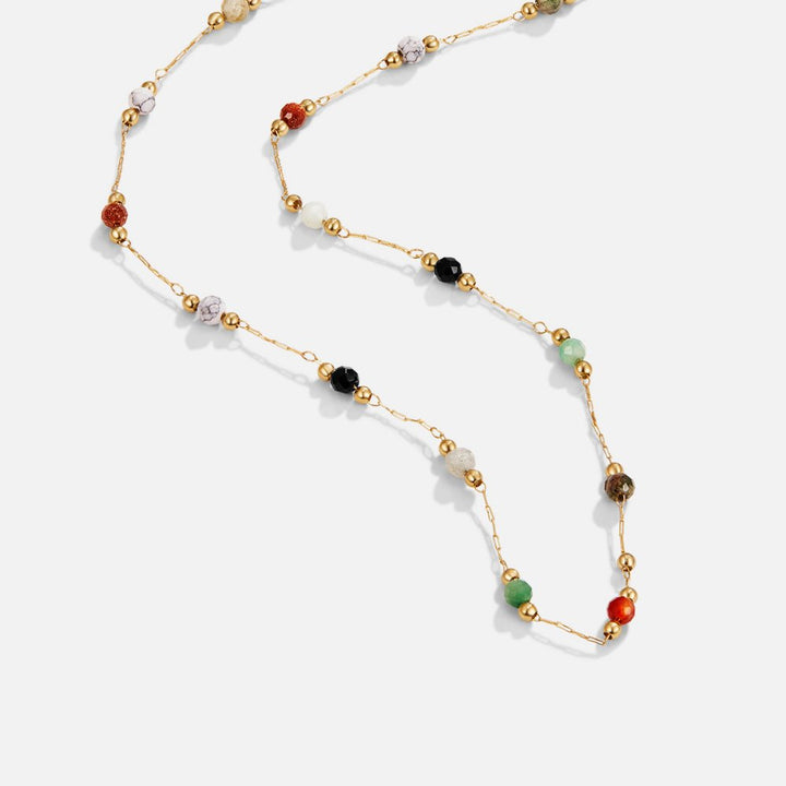Donna | Elegant Pärlad Minimalistisk Halsband