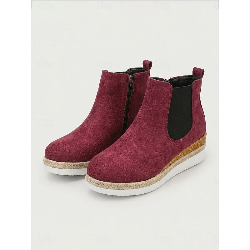 Vera | Mysiga Wedge Ankelskor