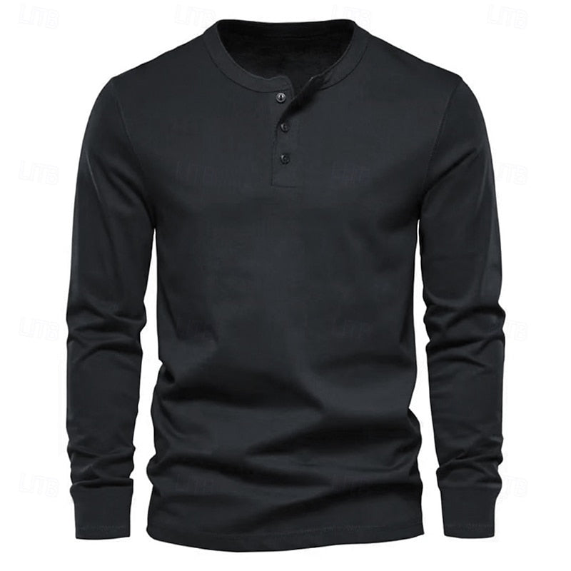 Sheldon | Klassisk Långärmad Henley