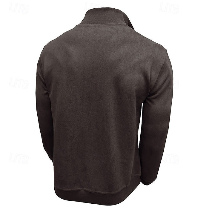 Caleb | Quarter-Zip Sweatshirt med Ståkrage