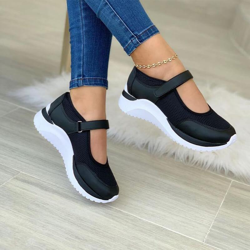 Estella | Dämpade Rem Sneakers