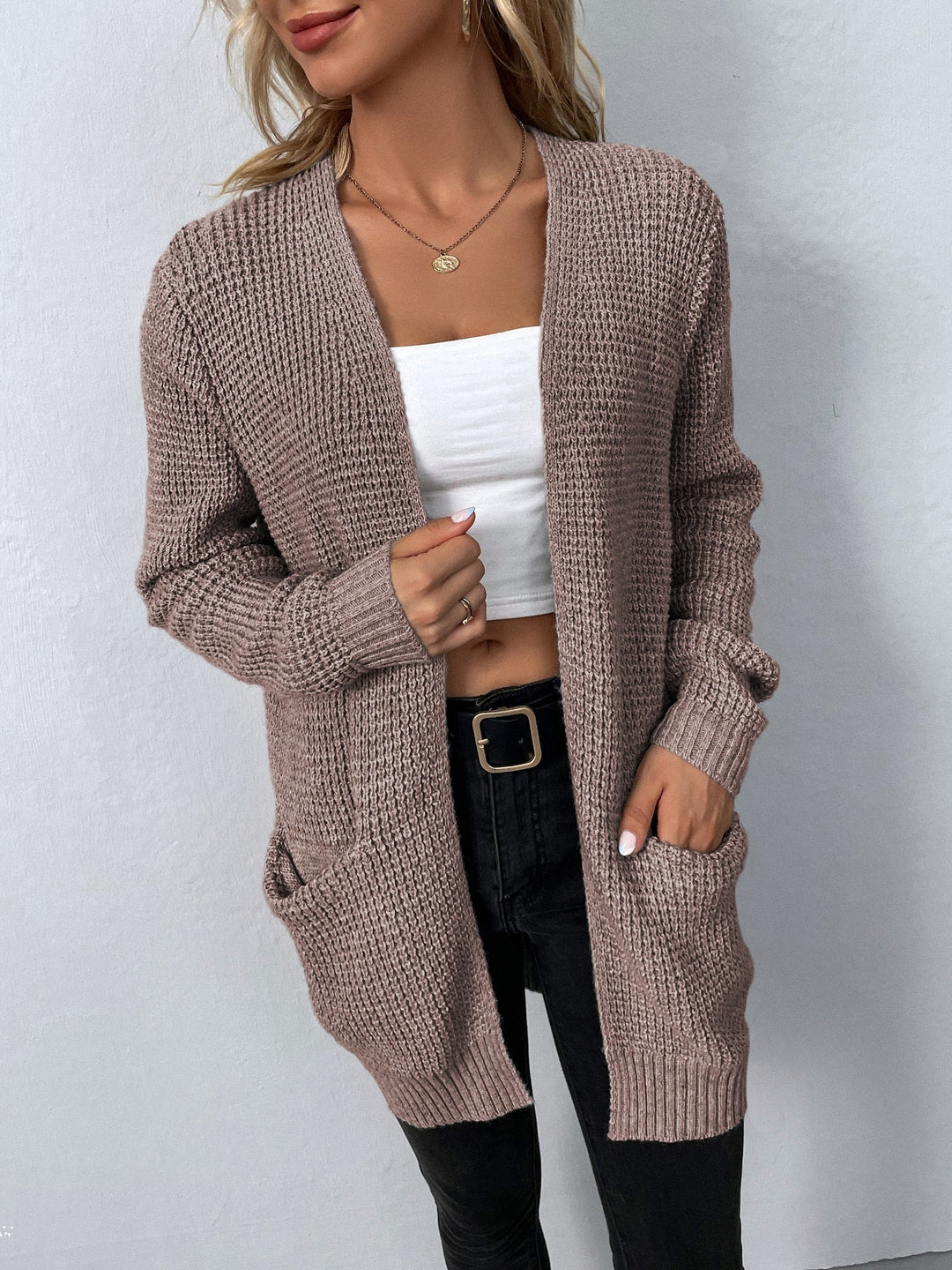 Gloria | Avslappnad Öppen Framsidan Cardigan