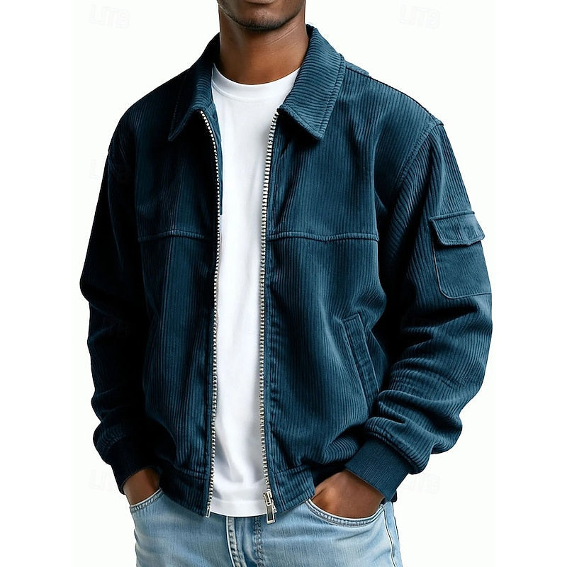Jasper | Ribbad Texturerad Jacka