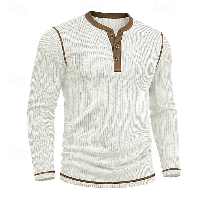 Jared | Ribbade Henley Skjorta