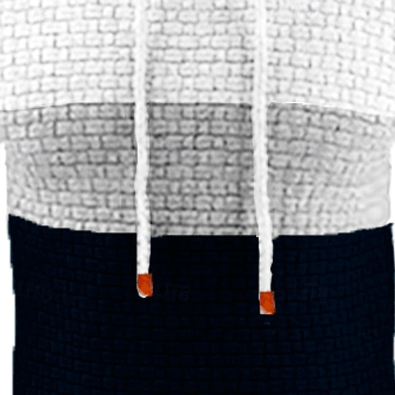 Hollis | Färgblock Texturerad Hoodie