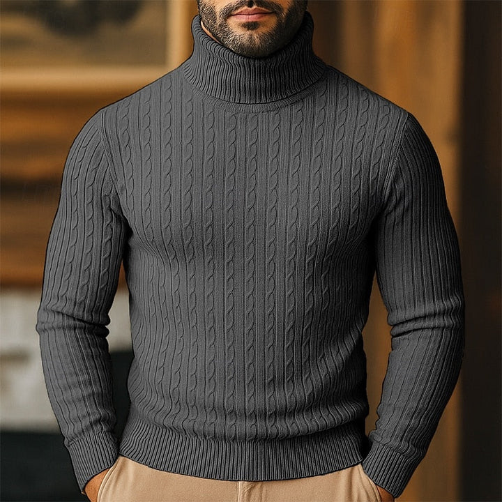 Rupert | Kabelstickad Polotröja