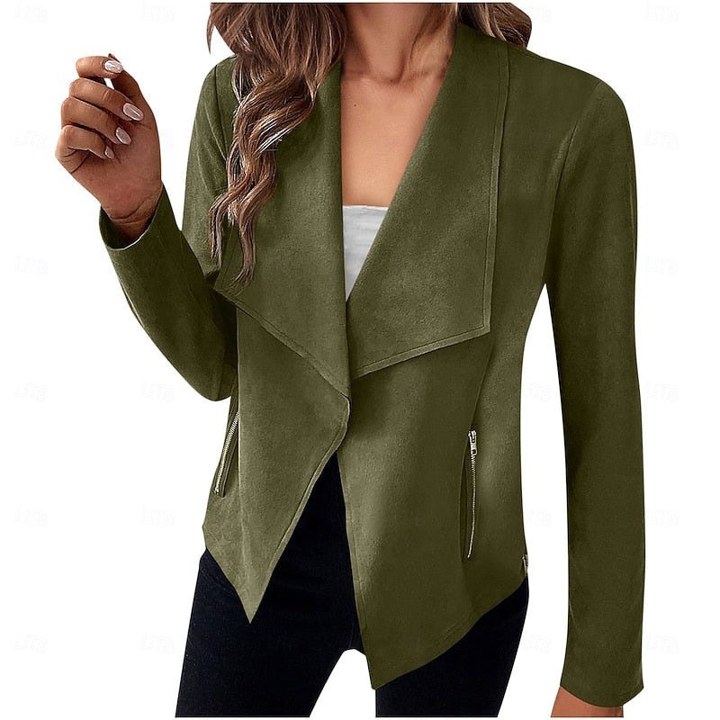 Elaine | Draperad Öppen Framsida Jacka