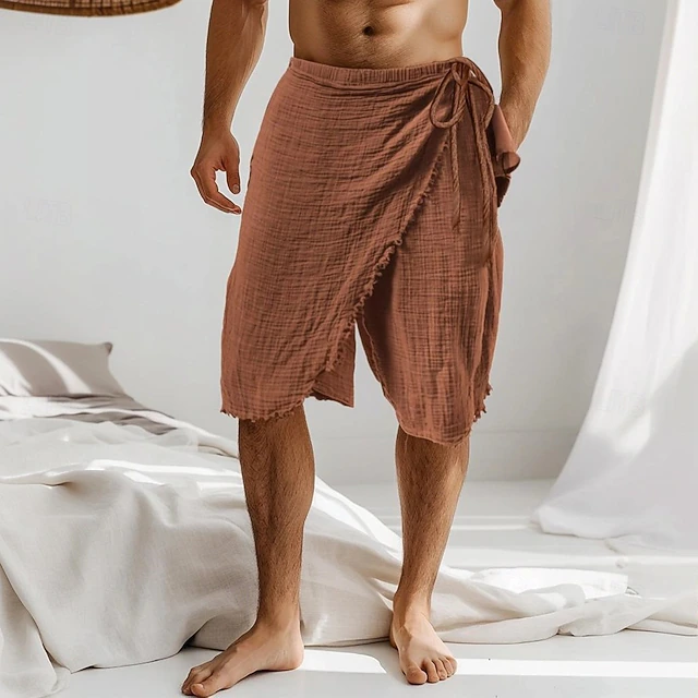 Wyatt | Avslappnade Wrap Badshorts