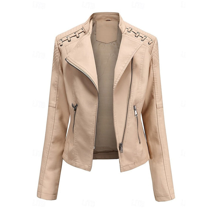 Rosa | Snygg Bikerjacka