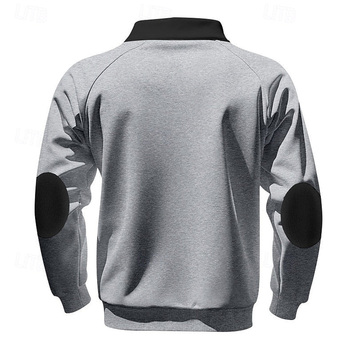 Keith | Quarter-Zip Färgblock Pullover