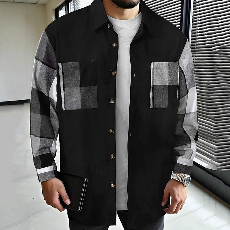 Elliot | Modern Patchwork Skjortjacka