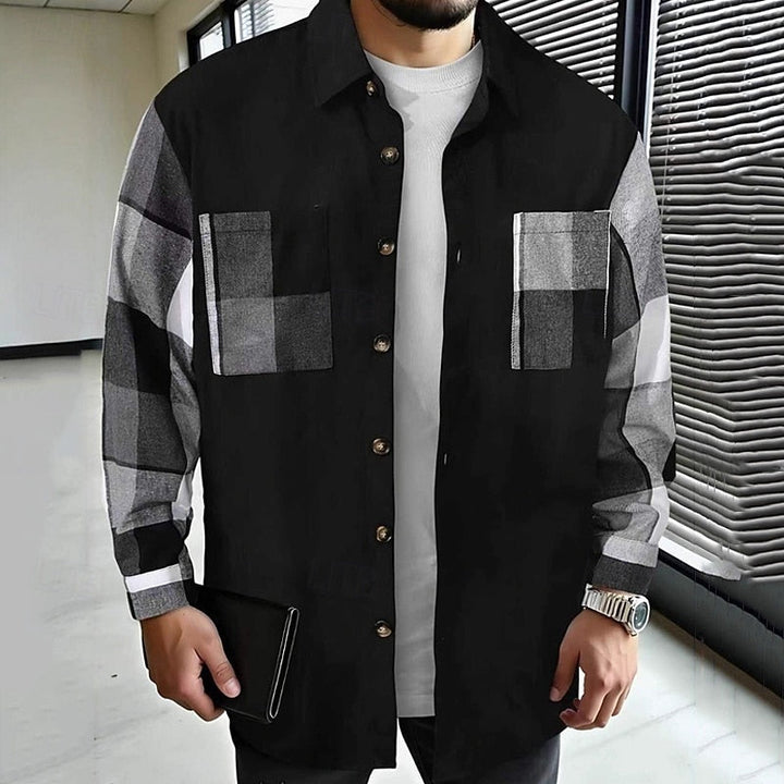 Elliot | Modern Patchwork Skjortjacka