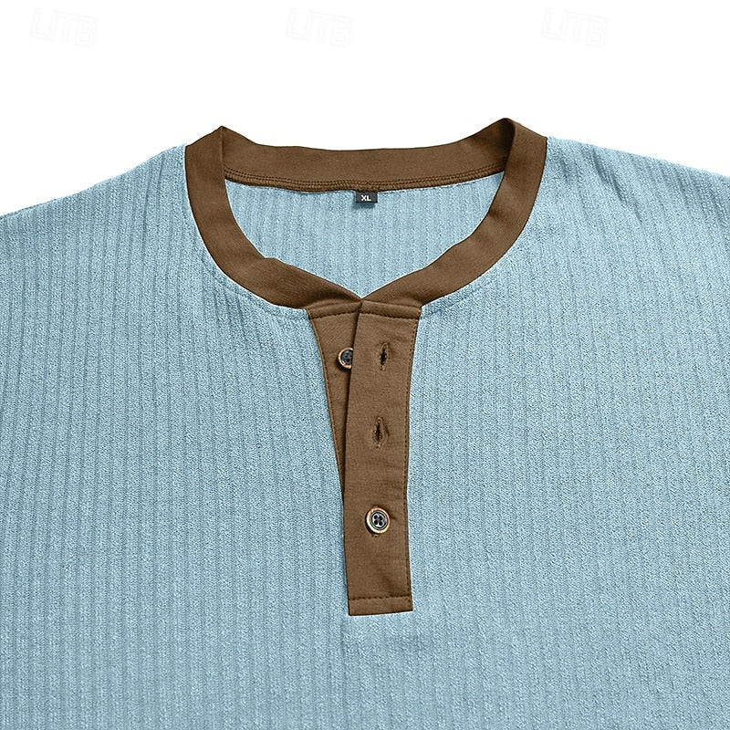 Jared | Ribbade Henley Skjorta