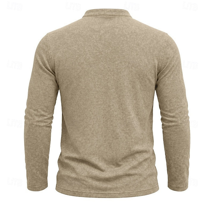 Weston | Klassisk Henley Långärmad Skjorta