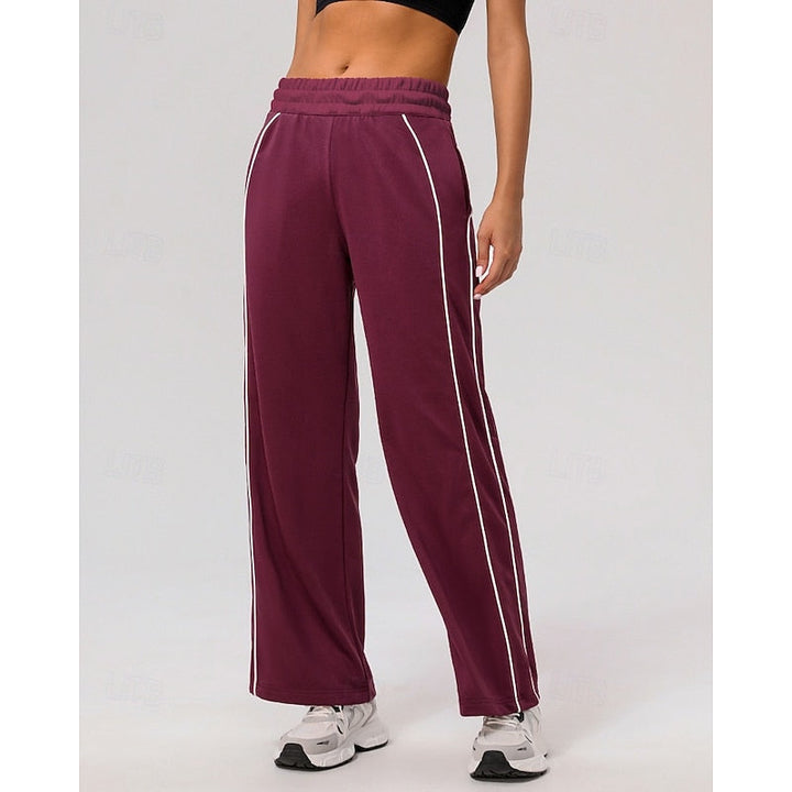 Maisie | Avslappnade Joggers med Sidostrand