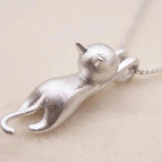 Nancy | Stilren silver katt-halsband