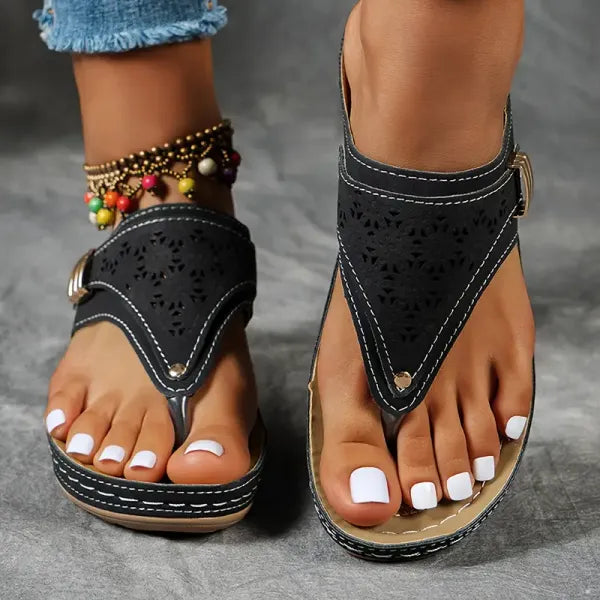 Mila | Premium Bekväm T-Sandal