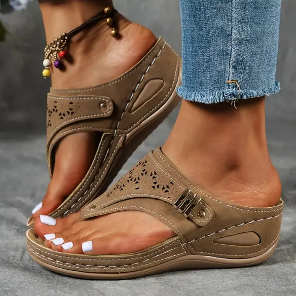 Mila | Premium Bekväm T-Sandal