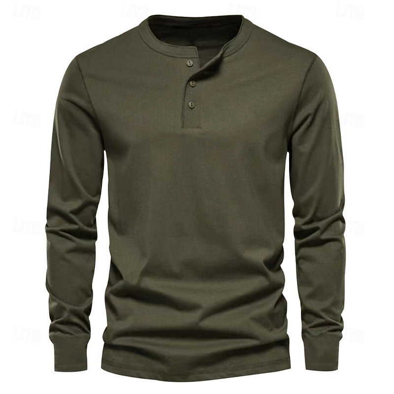 Sheldon | Klassisk Långärmad Henley