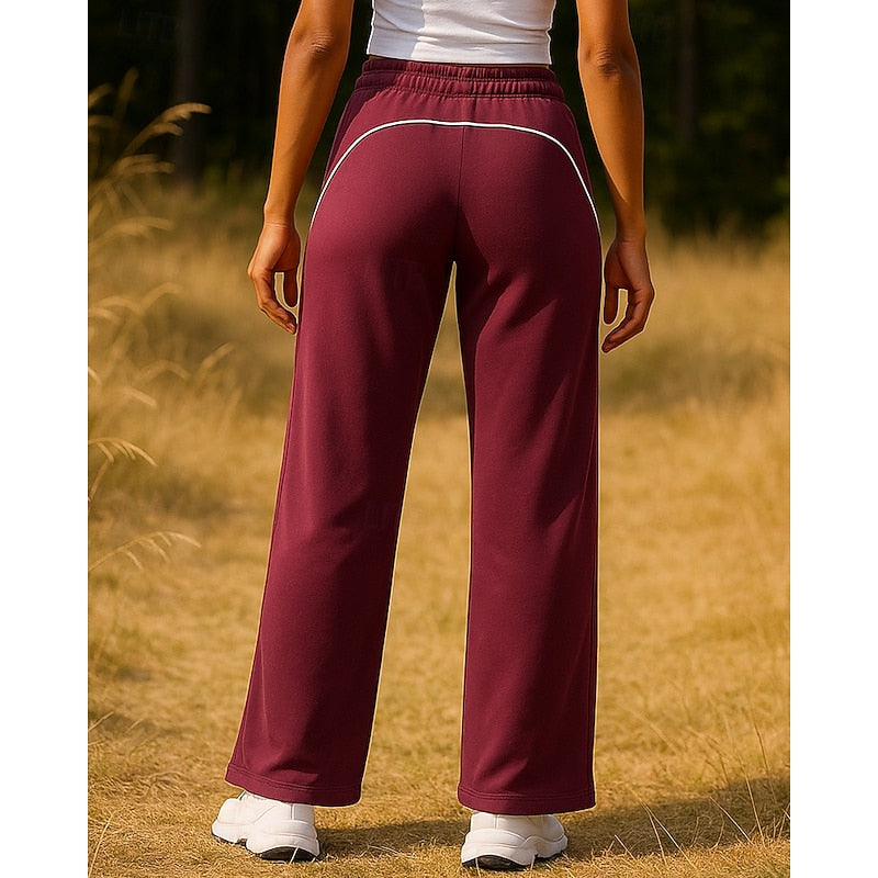 Maisie | Avslappnade Joggers med Sidostrand