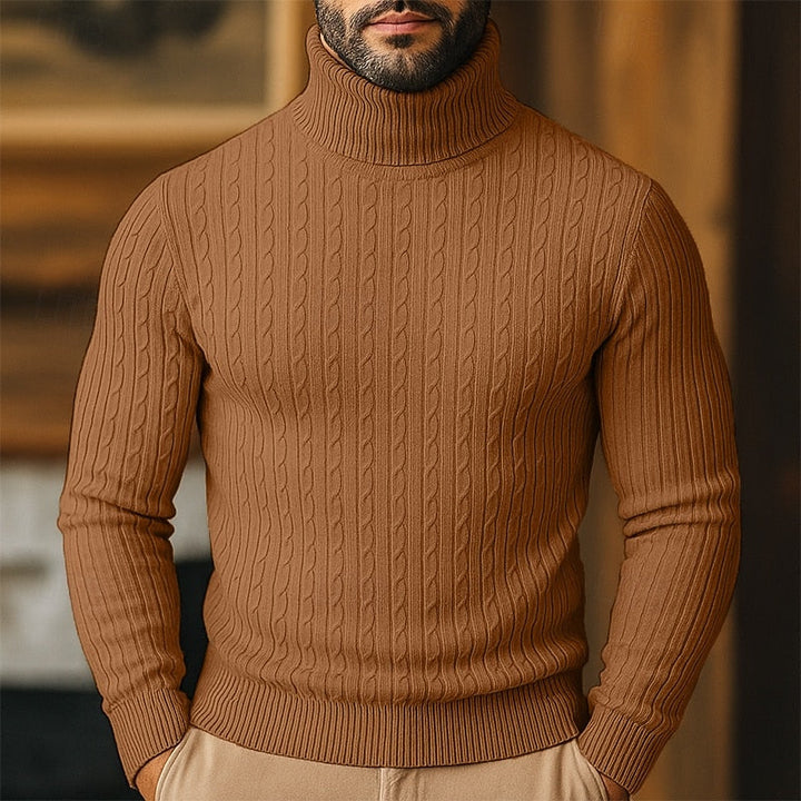 Rupert | Kabelstickad Polotröja