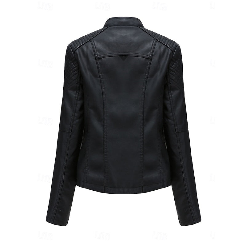 Rosa | Snygg Bikerjacka
