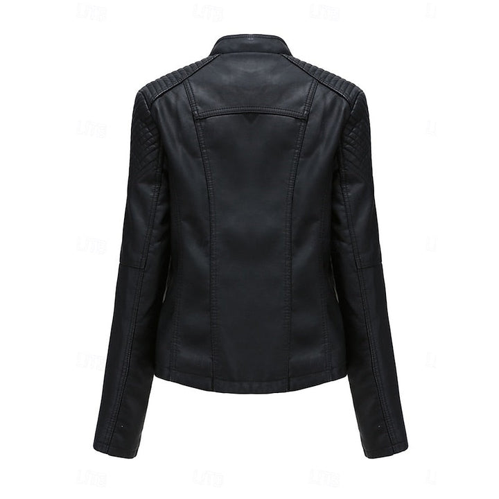 Rosa | Snygg Bikerjacka