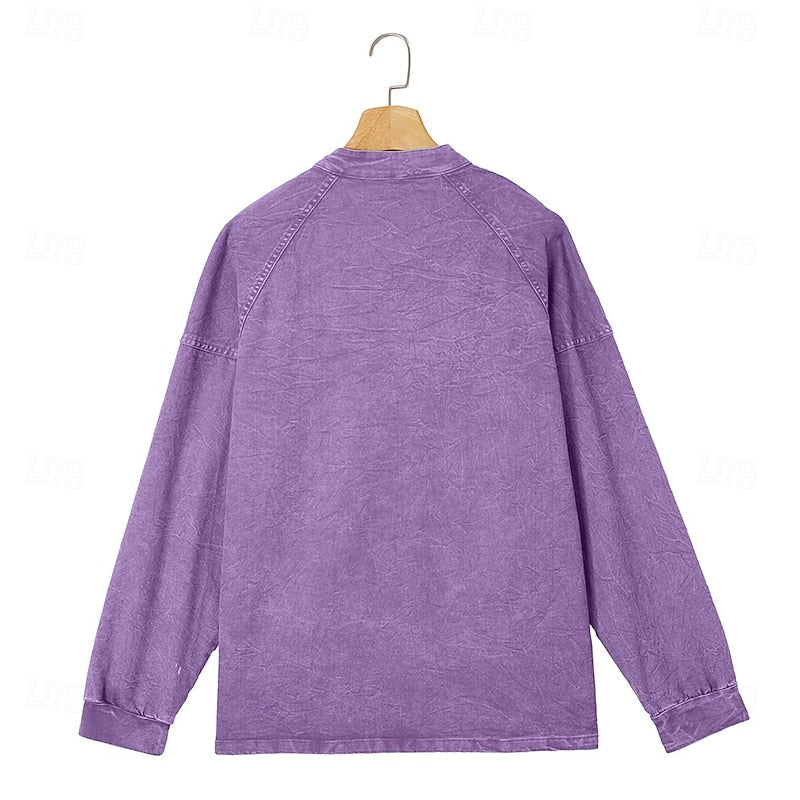 Colby | Vintage Tvättad Henley Skjorta
