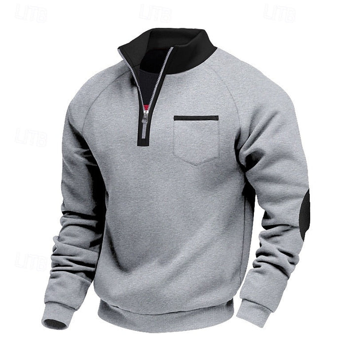 Keith | Quarter-Zip Färgblock Pullover