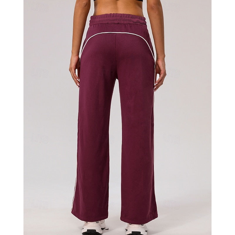 Maisie | Avslappnade Joggers med Sidostrand