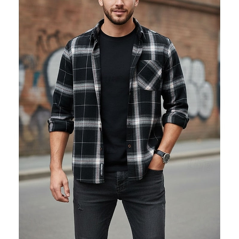 Colin | Klassisk Rutad Overshirt