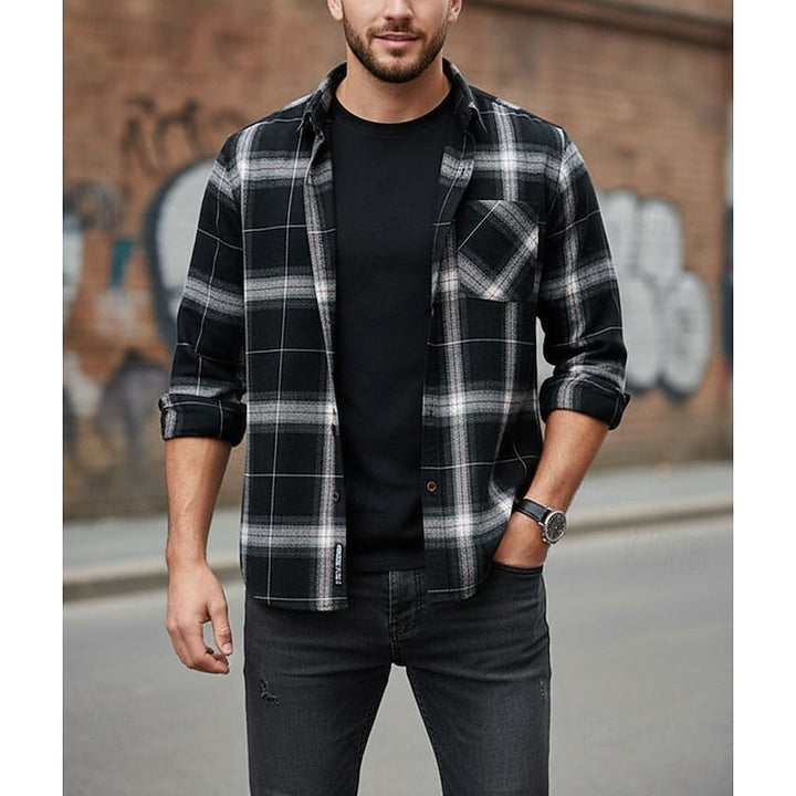 Colin | Klassisk Rutad Overshirt