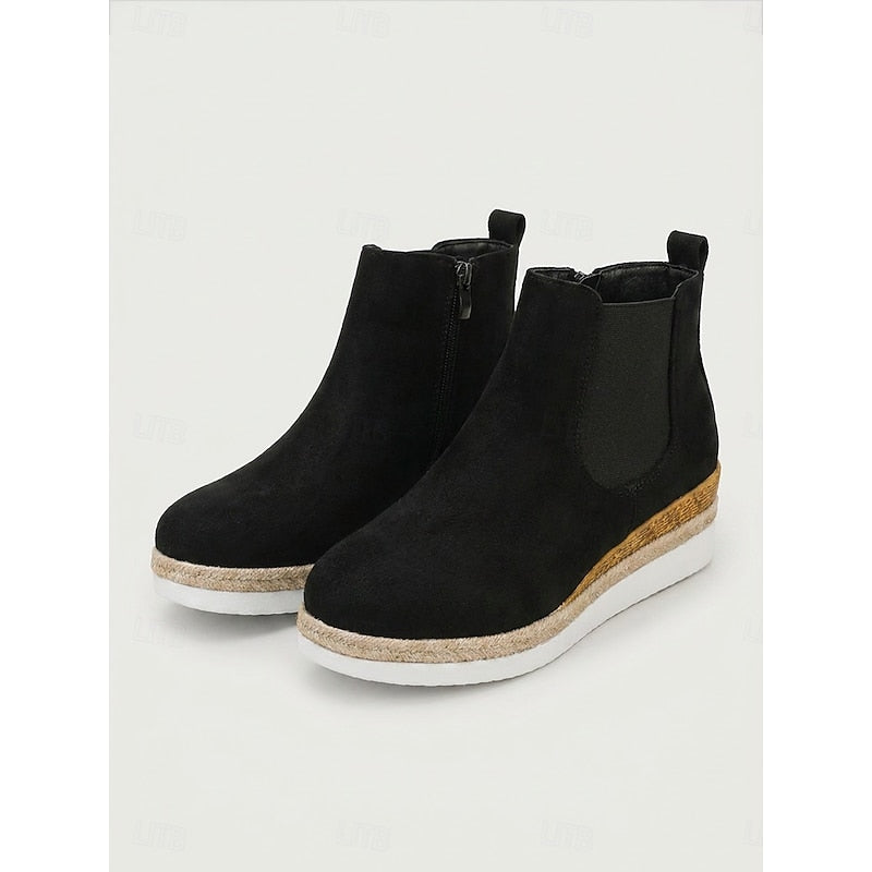 Vera | Mysiga Wedge Ankelskor