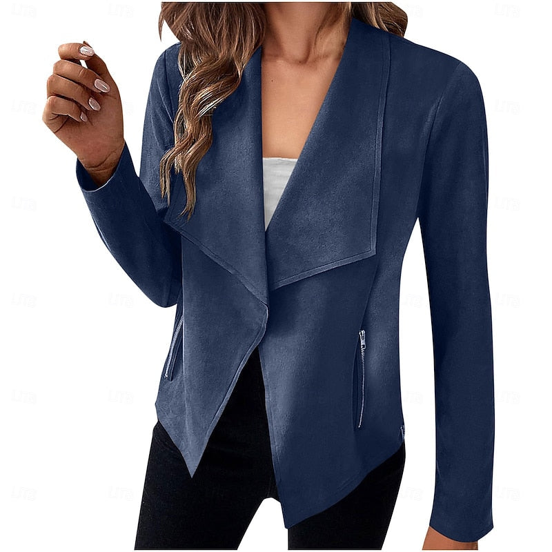 Elaine | Draperad Öppen Framsida Jacka