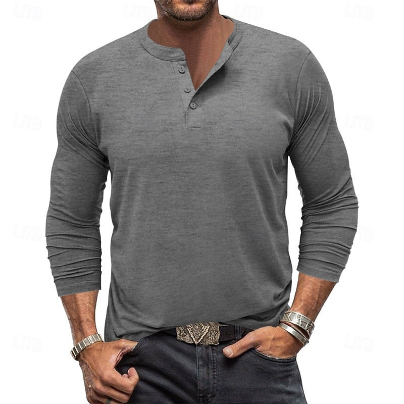 Sheldon | Klassisk Långärmad Henley