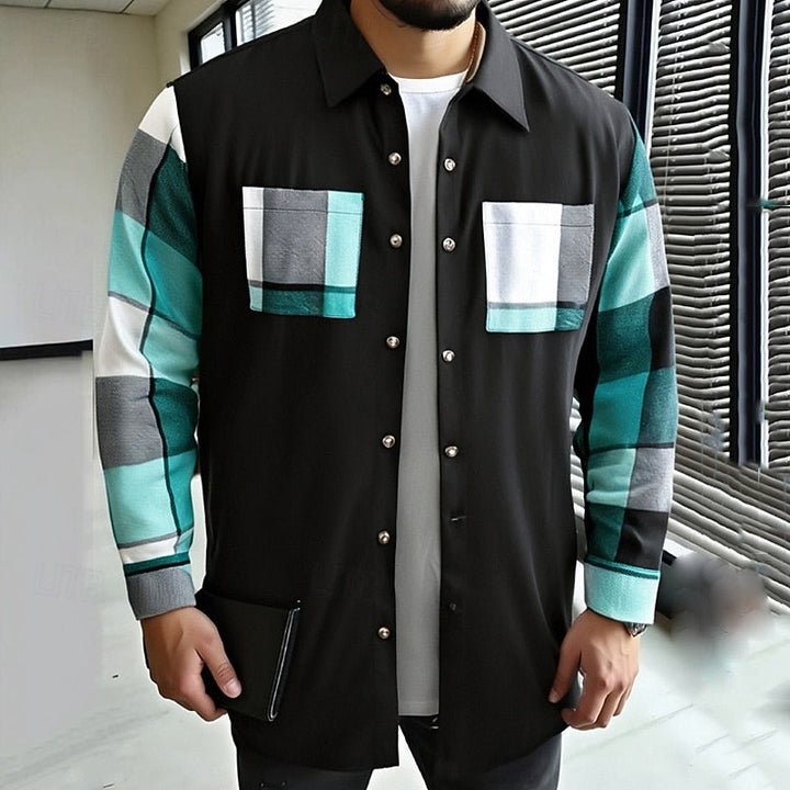 Elliot | Modern Patchwork Skjortjacka