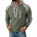Wesley | Snörning Hoodie med Huva