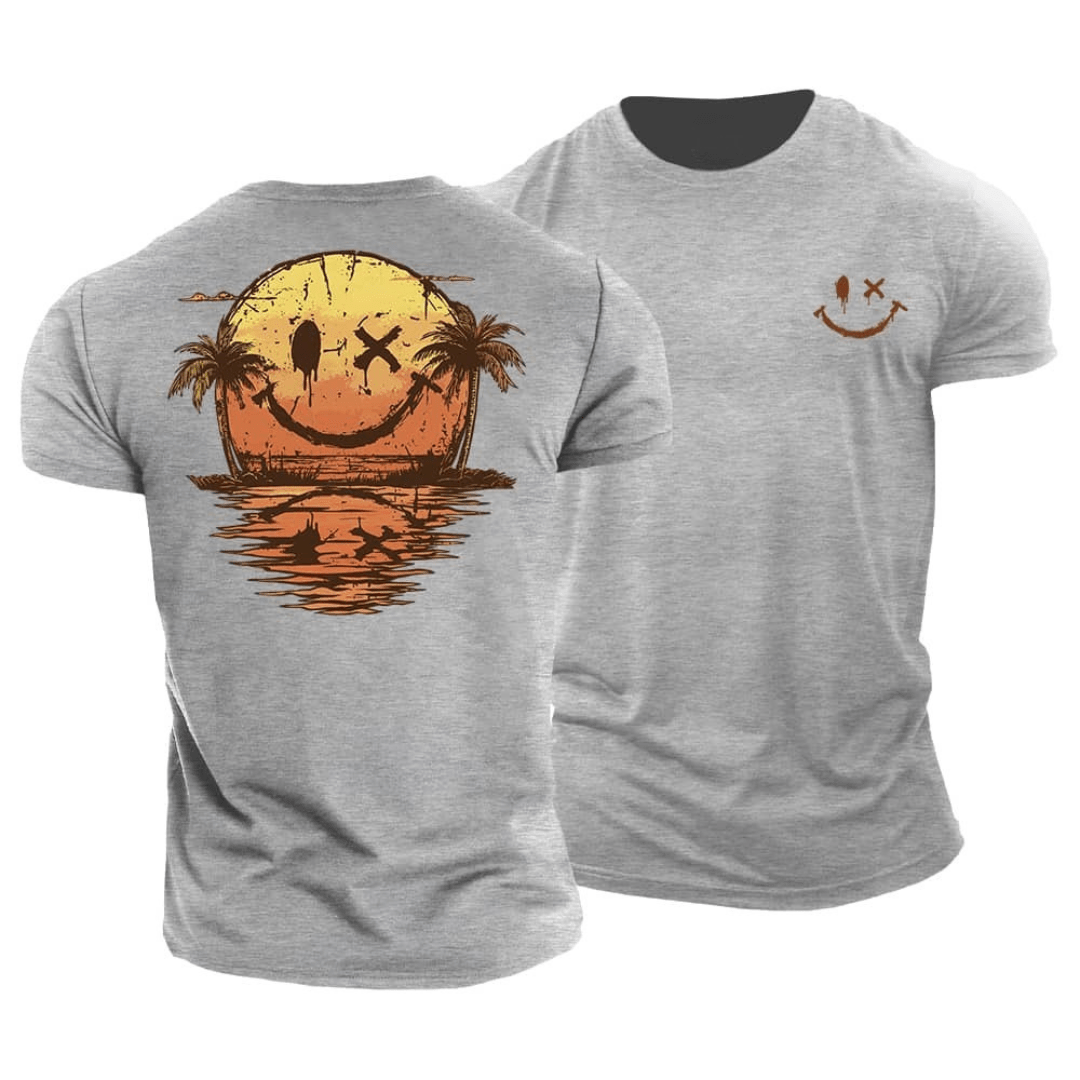 Tyler | Somrig Smiley Strand T-Shirt