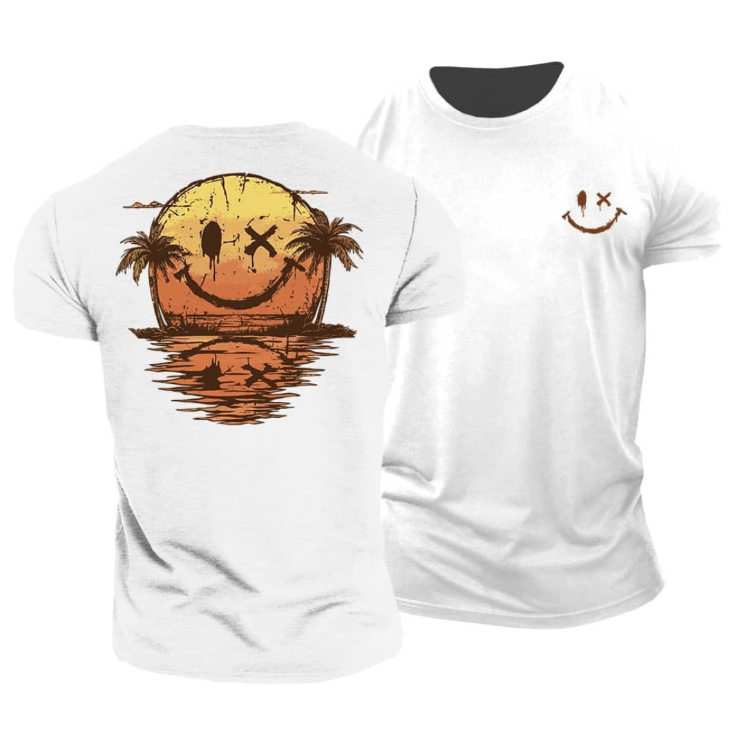 Tyler | Somrig Smiley Strand T-Shirt