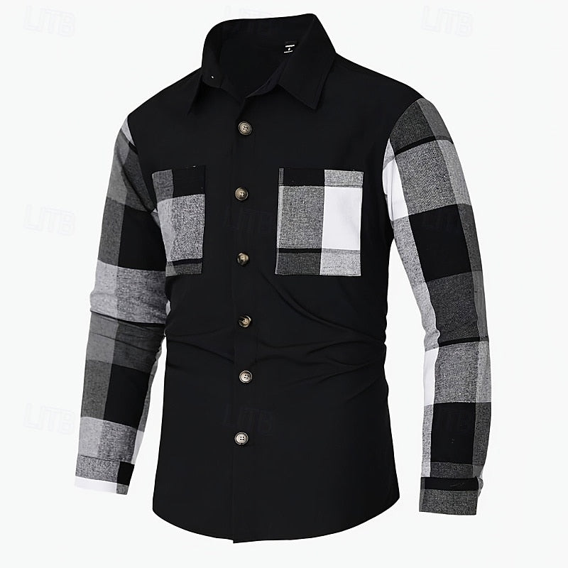 Elliot | Modern Patchwork Skjortjacka