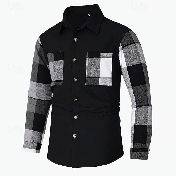 Elliot | Modern Patchwork Skjortjacka