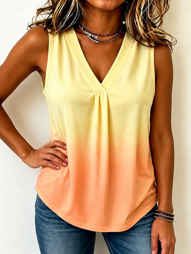 Brooke | Elegant V-ringad Linne